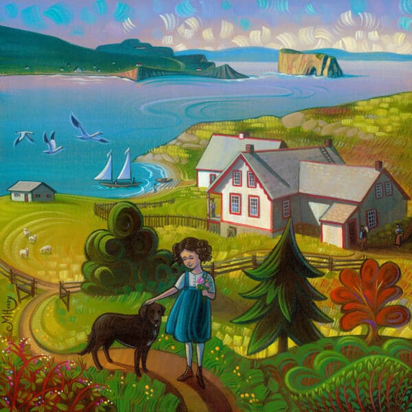 Autrefois, l'Île Bonaventure - Giclée sur papier